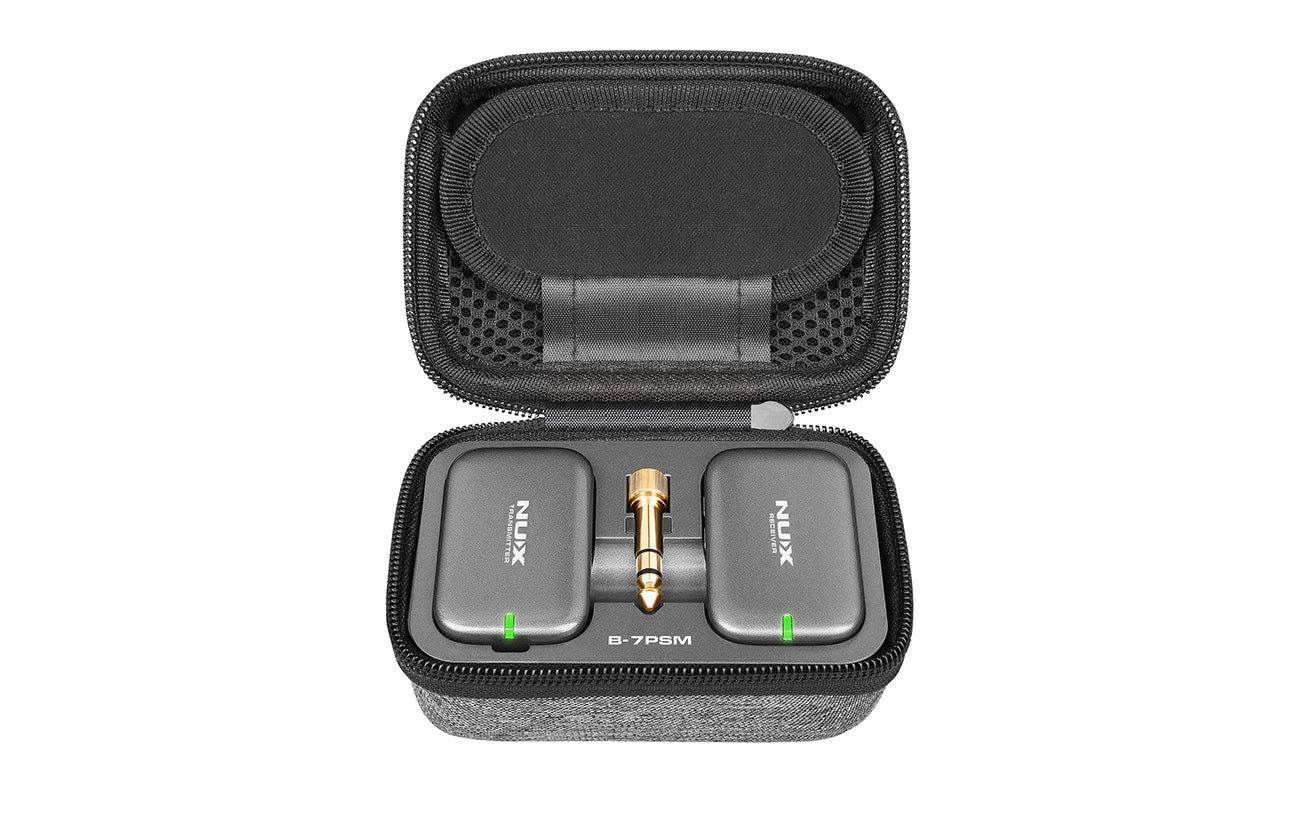 NUX B-7PSM wireless in-ear monitor system — portability