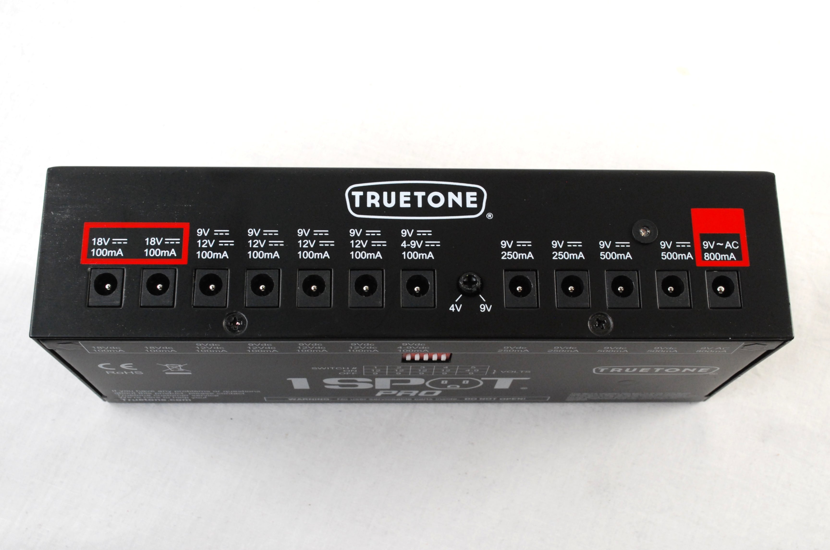Used TrueTone 1 Spot Pro CS12 power supply — output jacks row