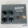 Benson Preamp pedal — charcoal gray enclosure front