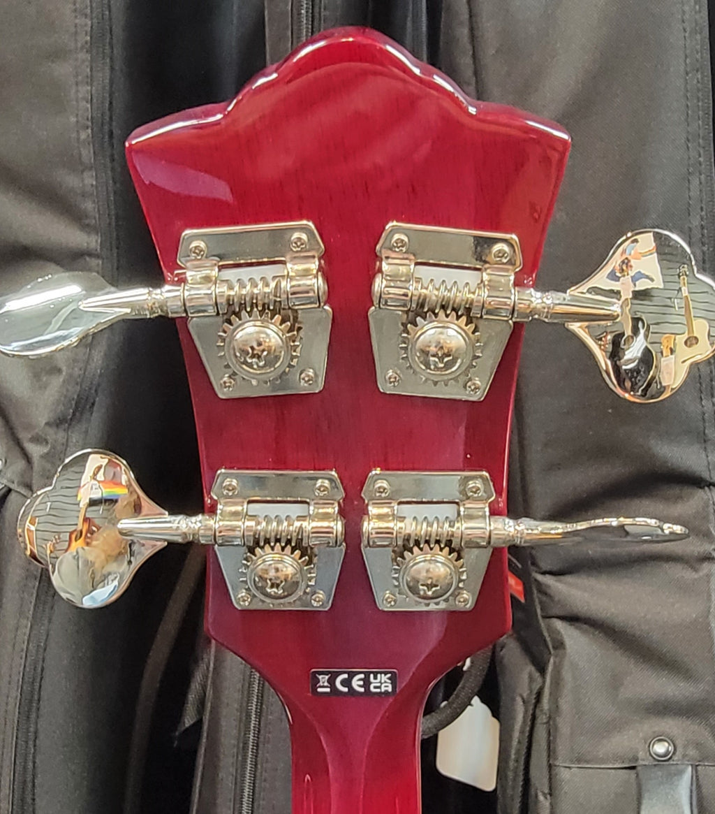 Guild Starfire I Cherry Red bass neck joint