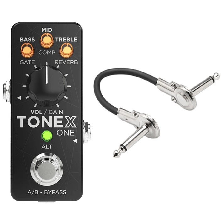 IK Multimedia TONEX ONE amp modeler pedal — top control knobs view