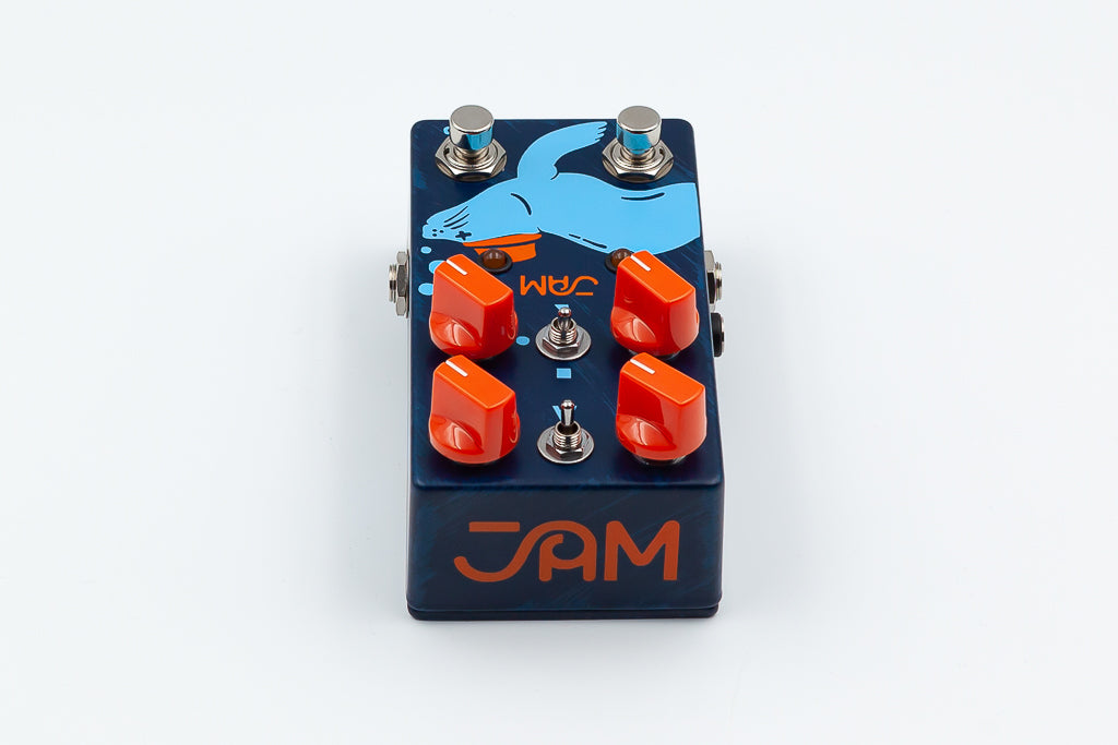 JAM Pedals Harmonious Monk mk.2 tremolo pedal - top graphic detail