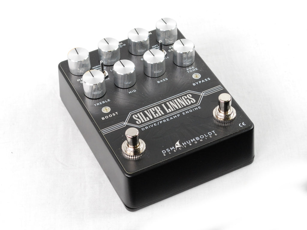 DSM & Humboldt Silver Linings preamp pedal — detail view