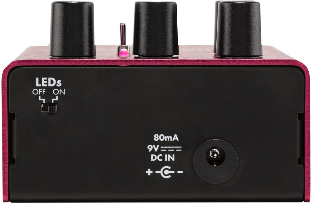 Fender The Trapper dual fuzz pedal — rear jacks