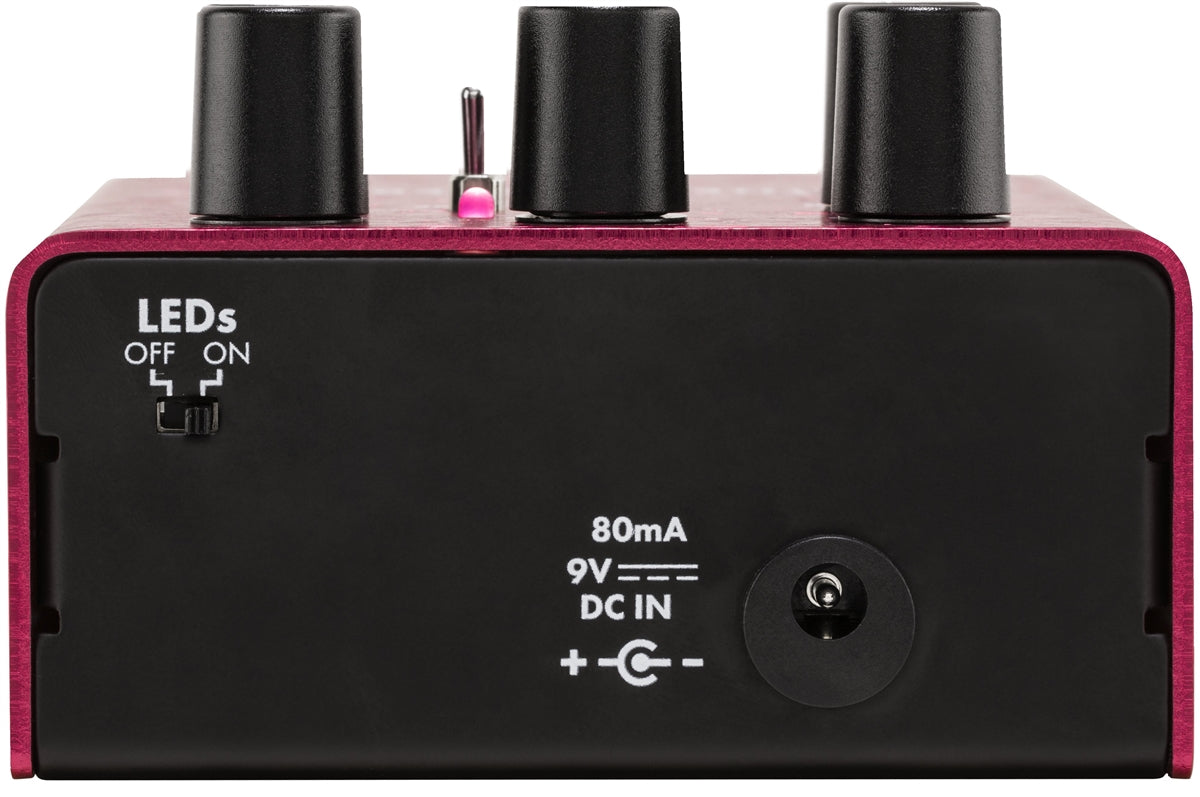 Fender The Trapper dual fuzz pedal — rear jacks