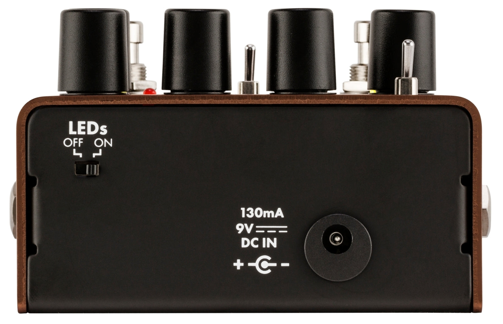 Fender Acoustic Preverb reverb pedal — back view