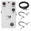 Animals Pedal Relaxing Walrus Delay V2 pedal — white enclosure with walrus art and included cables