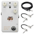 Animals Pedal Vintage Van Driving Is Very Fun V2 overdrive pedal — white enclosure with included cables