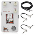 Animals Pedal Rust Rod Fuzz V2 pedal — white enclosure with cat art and included cables