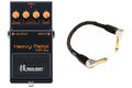 Boss HM-2W Waza Craft Heavy Metal distortion pedal — front with included patch cable