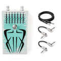 Dunlop BFG07 Siete Santos Octavio Fuzz pedal — white & teal enclosure with cables