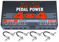 Voodoo Lab Pedal Power 4x4 power supply - black unit with four included patch cables