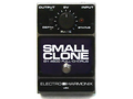 Electro-Harmonix Small Clone chorus pedal — black enclosure, Rate knob and footswitch