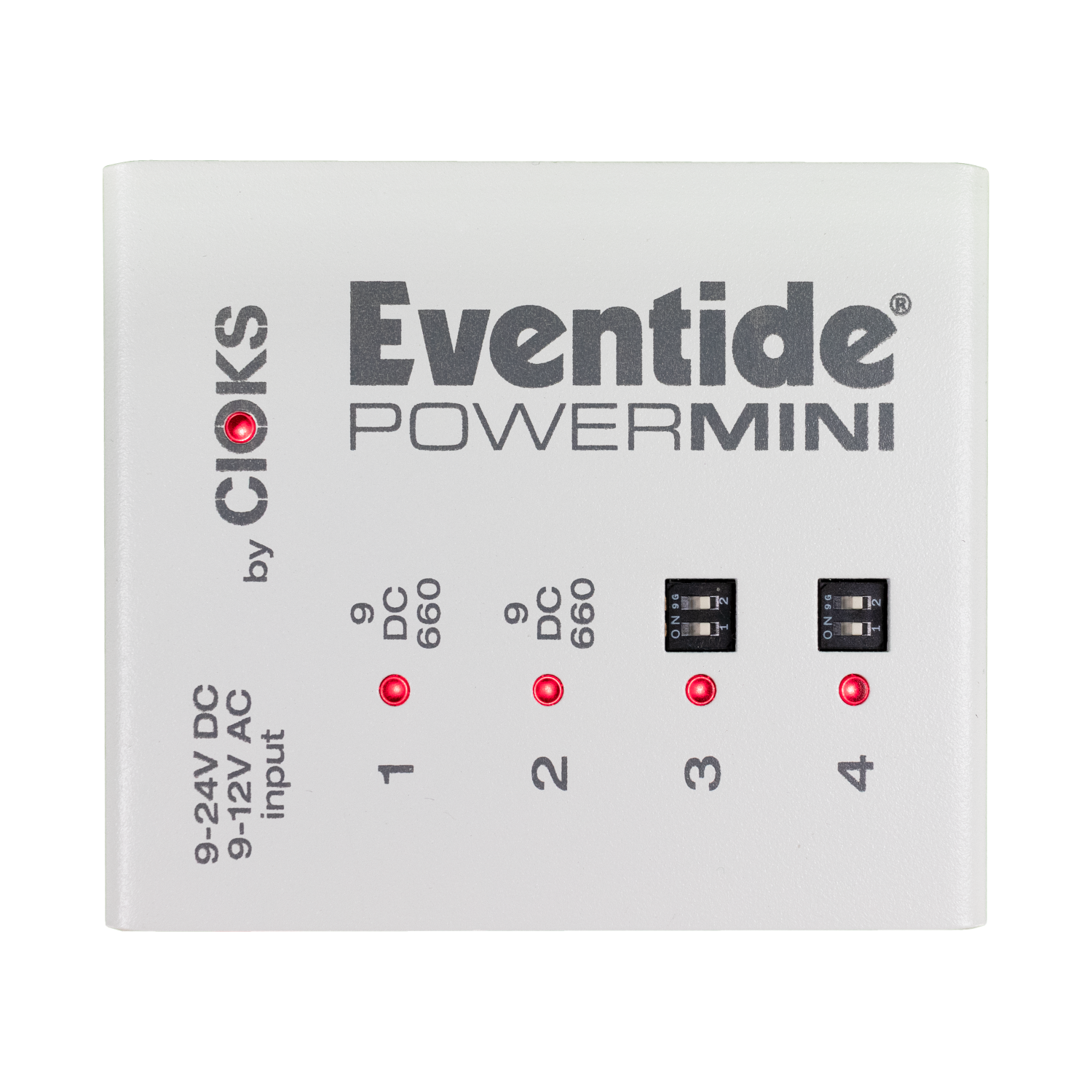 Eventide PowerMini EXP power supply — front outputs view