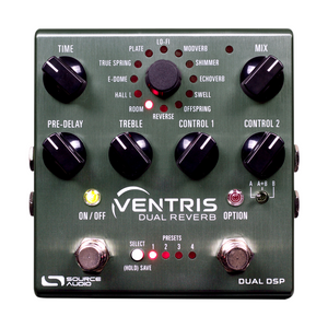 New Source Audio SA262 Ventris Dual Reverb One Series Effects Pedal