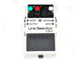 Boss LS-2 Line Selector pedal - white enclosure, top view