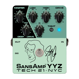 New Tech 21 Geddy Lee Signature SansAmp YYZ Bass Pre-amp Pedal