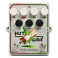 Electro-Harmonix Hot Wax dual overdrive pedal, silver enclosure, top view