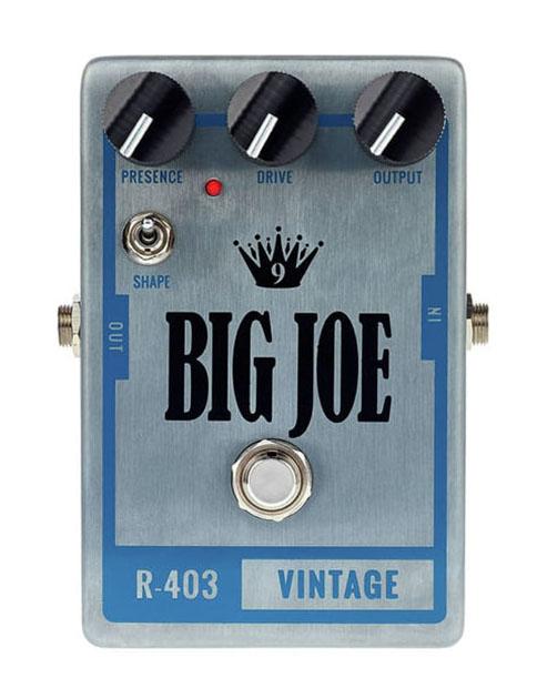 New Big Joe R-403 Vintage (9v-18v) Overdrive Guitar Effects Pedal