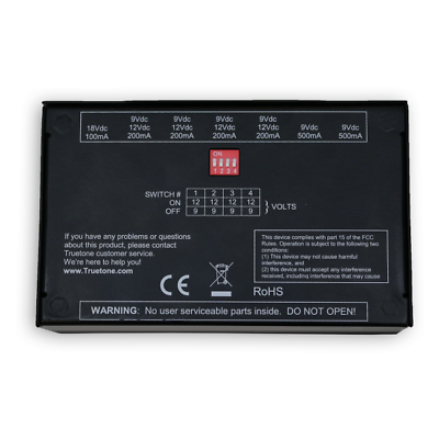 Truetone 1 Spot Pro CS 7 power supply detail