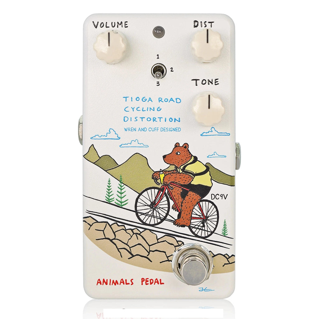 Animals Pedal Tioga Road V2 distortion pedal bear cycling artwork