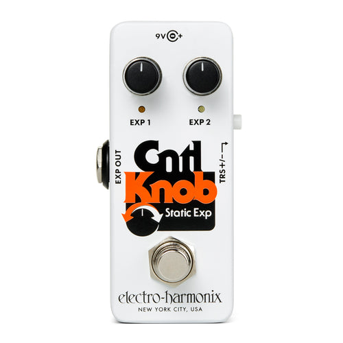 Electro-Harmonix Cntl Knob static expression pedal — white enclosure top view