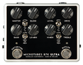Darkglass Microtubes B7K Ultra V2 bass preamp pedal — black face, silver chassis