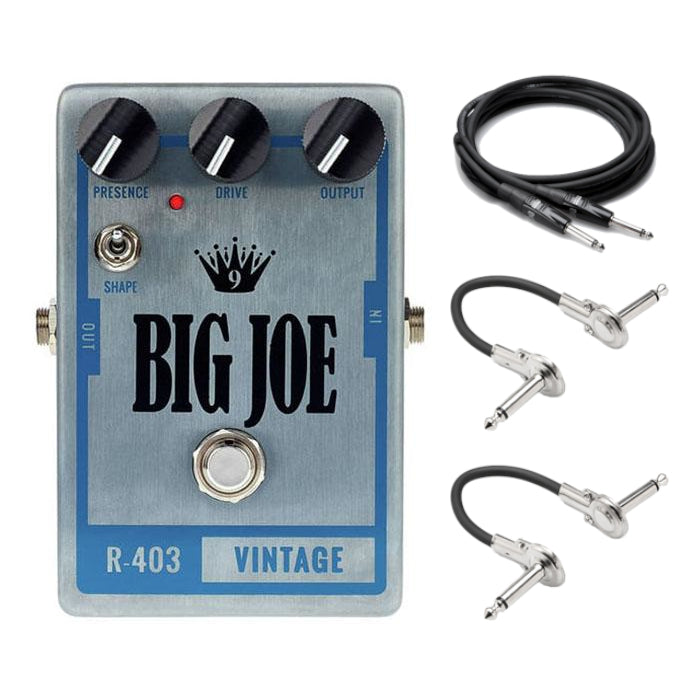 New Big Joe R-403 Vintage (9v-18v) Overdrive Guitar Effects Pedal