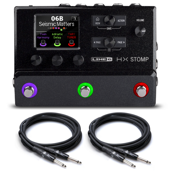 New Line 6 HX Stomp Compact Amp & Effects Processor Guitar Multi-Effects Pedal