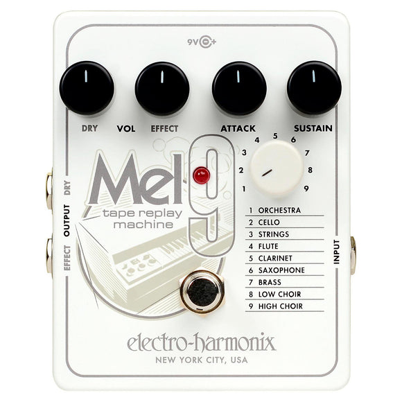 New Electro-Harmonix EHX MEL9 Tape Replay Machine Mellotron Guitar Pedal