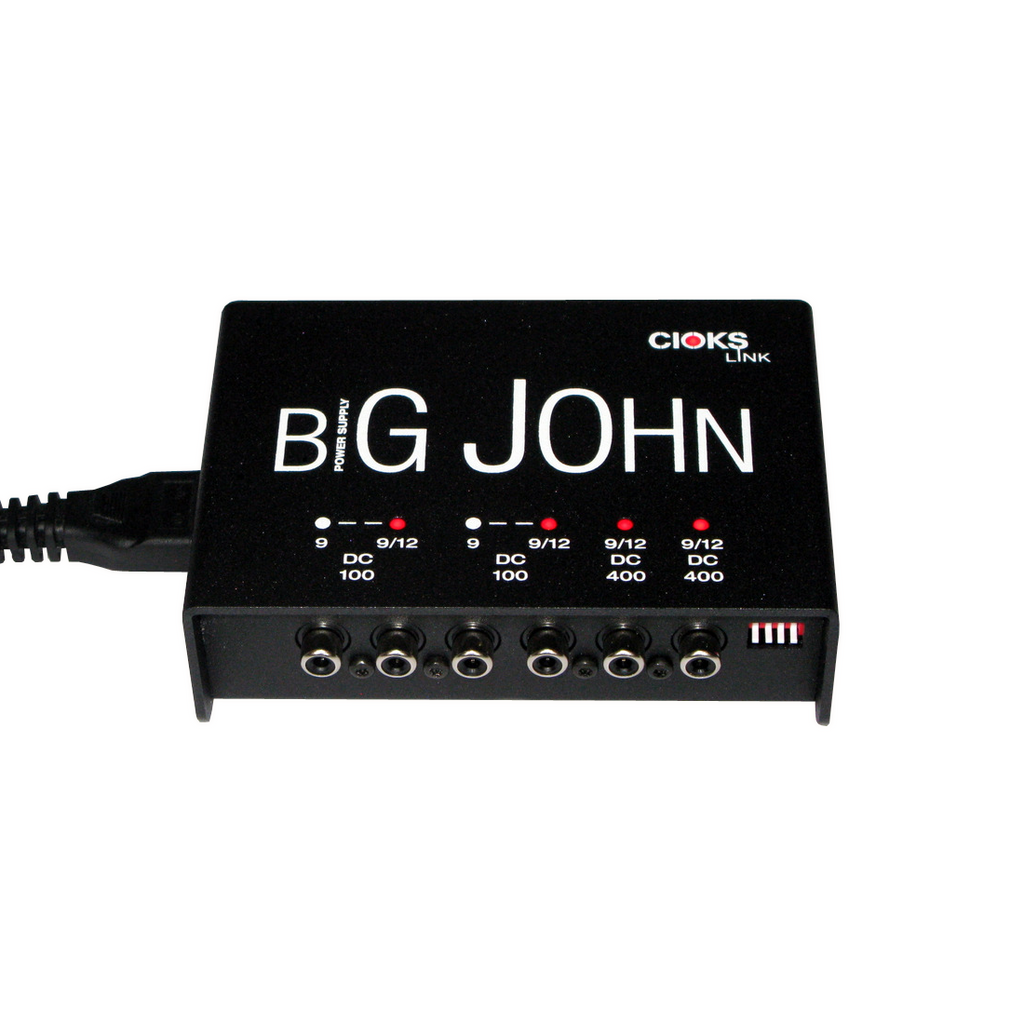 CIOKS Big John Link black isolated pedal power supply with 6 outlets