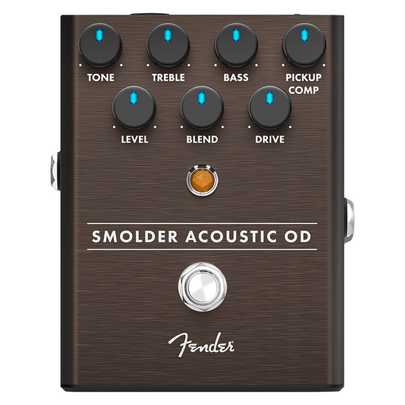 New Fender Smolder Acoustic Overdrive Guitar Effects Pedal