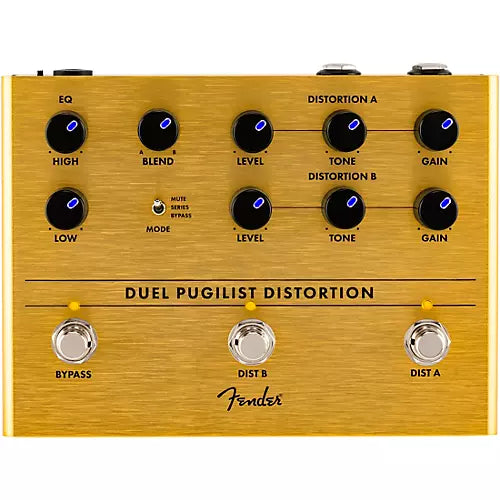 New Fender Duel Pugilist Distortion Guitar Effects Pedal