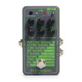 Electro-Harmonix Mainframe Bit Crusher — gray pedal front view with green LED matrix display