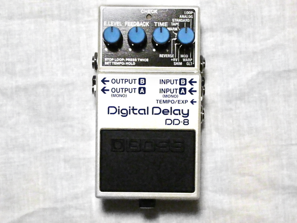 Used Boss DD-8 Digital Delay Guitar Effects Pedal