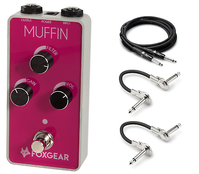 New Foxgear Muffin Fuzz Guitar Effects Pedal