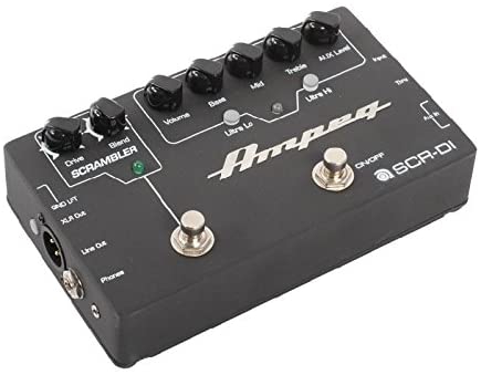 New Ampeg SCR-DI DI Box with Scrambler Overdrive Guitar Effects Pedal