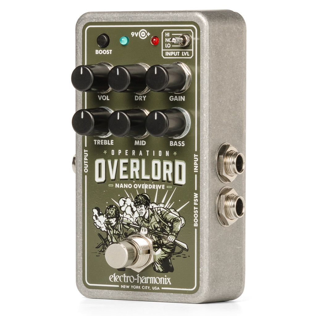 New Electro-Harmonix EHX Nano Operation Overlord Overdrive Effects Pedal
