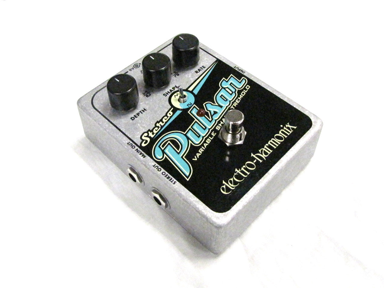 Electro-Harmonix Stereo Pulsar tremolo pedal — alternate angle view