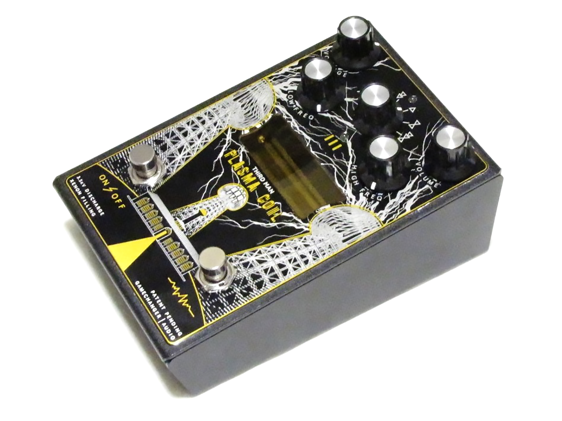 Gamechanger Audio Plasma Coil distortion pedal - top control view