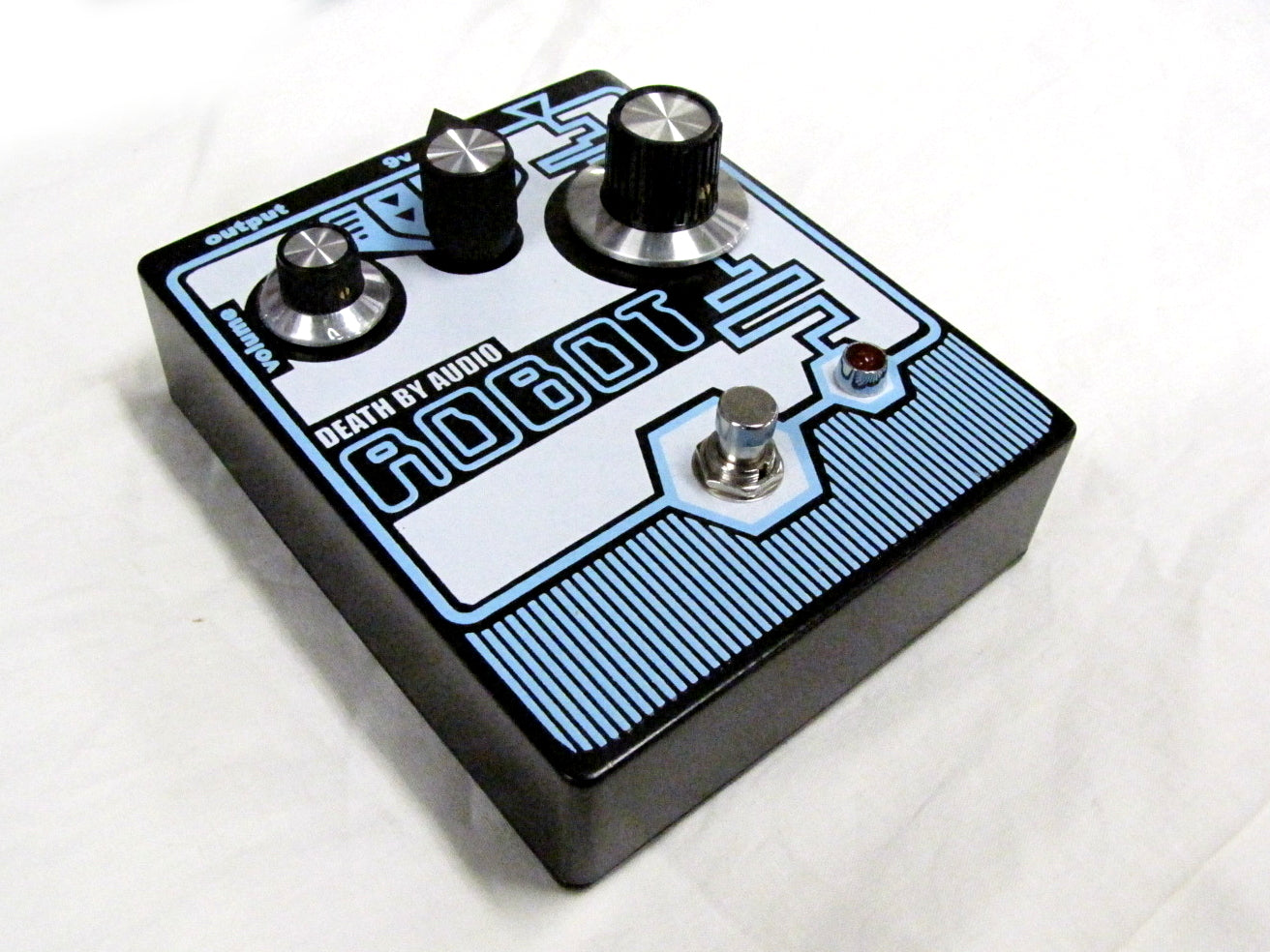 Death By Audio Robot 8-bit pitch pedal — angled view