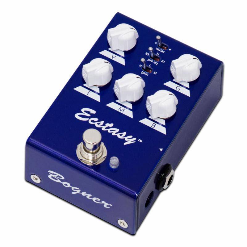 New Bogner Mini Ecstasy Blue Guitar Effects Pedal