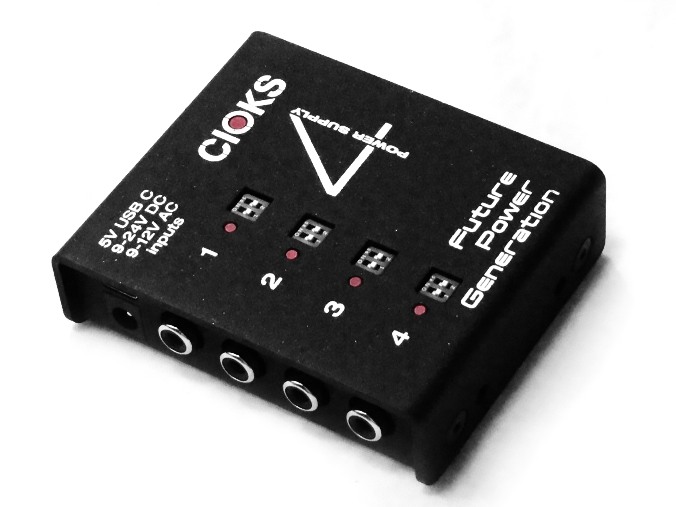 CIOKS 4 Expander power supply — side view with inputs