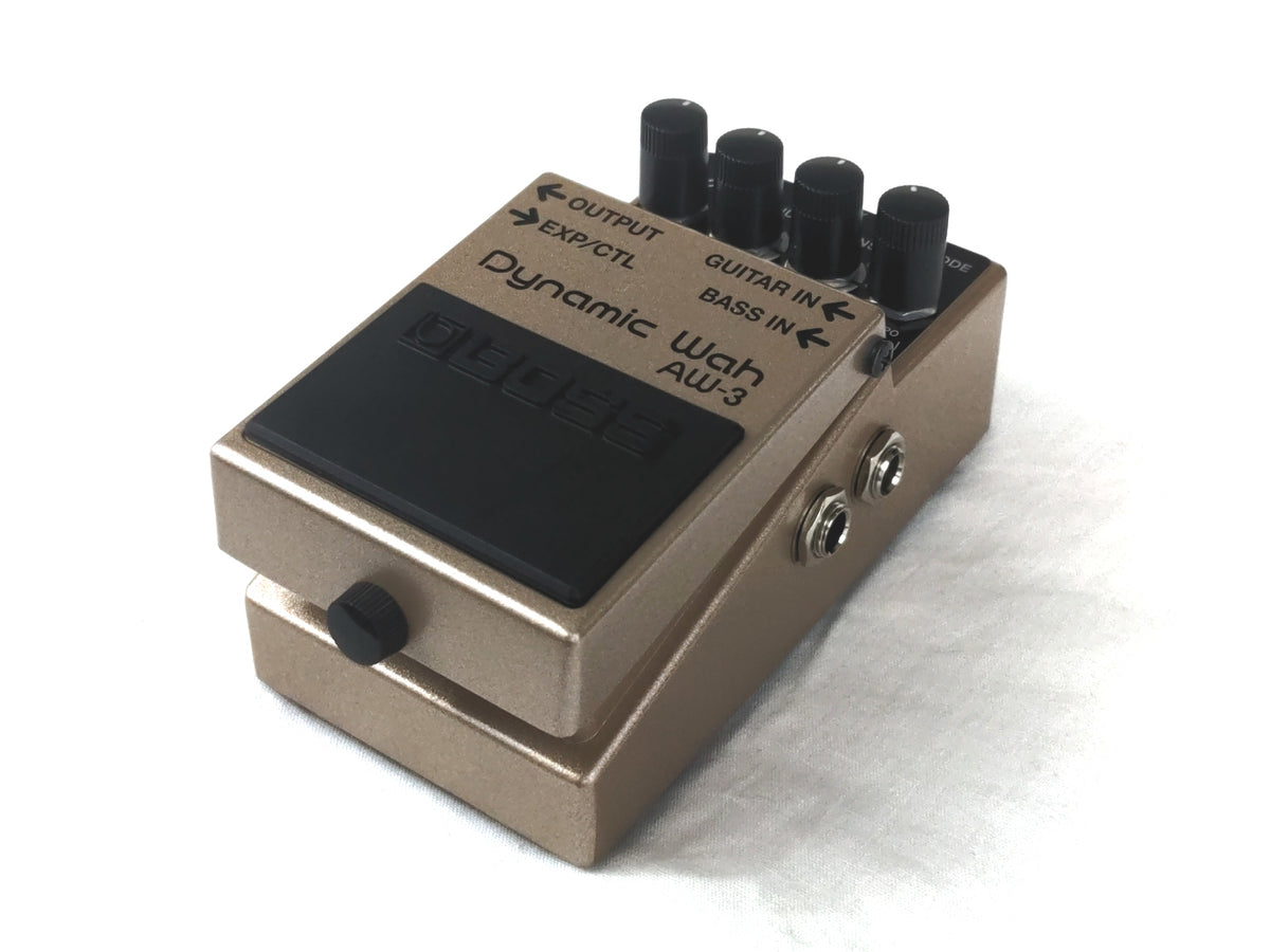Boss AW-3 Dynamic Wah pedal - angled side view