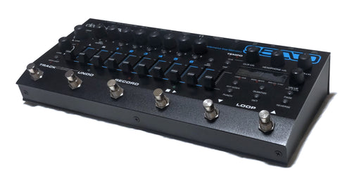 Electro-Harmonix 95000 Performance Loop looper pedal — black chassis angled view