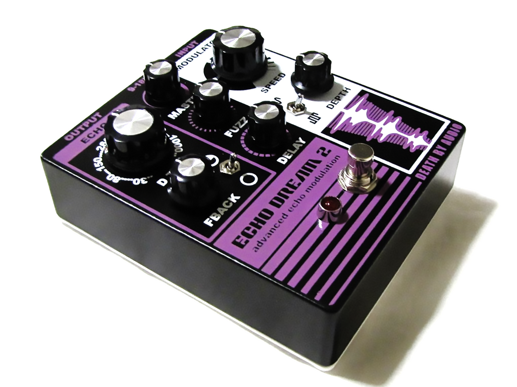 Death By Audio Echo Dream 2 modulation delay pedal — side view