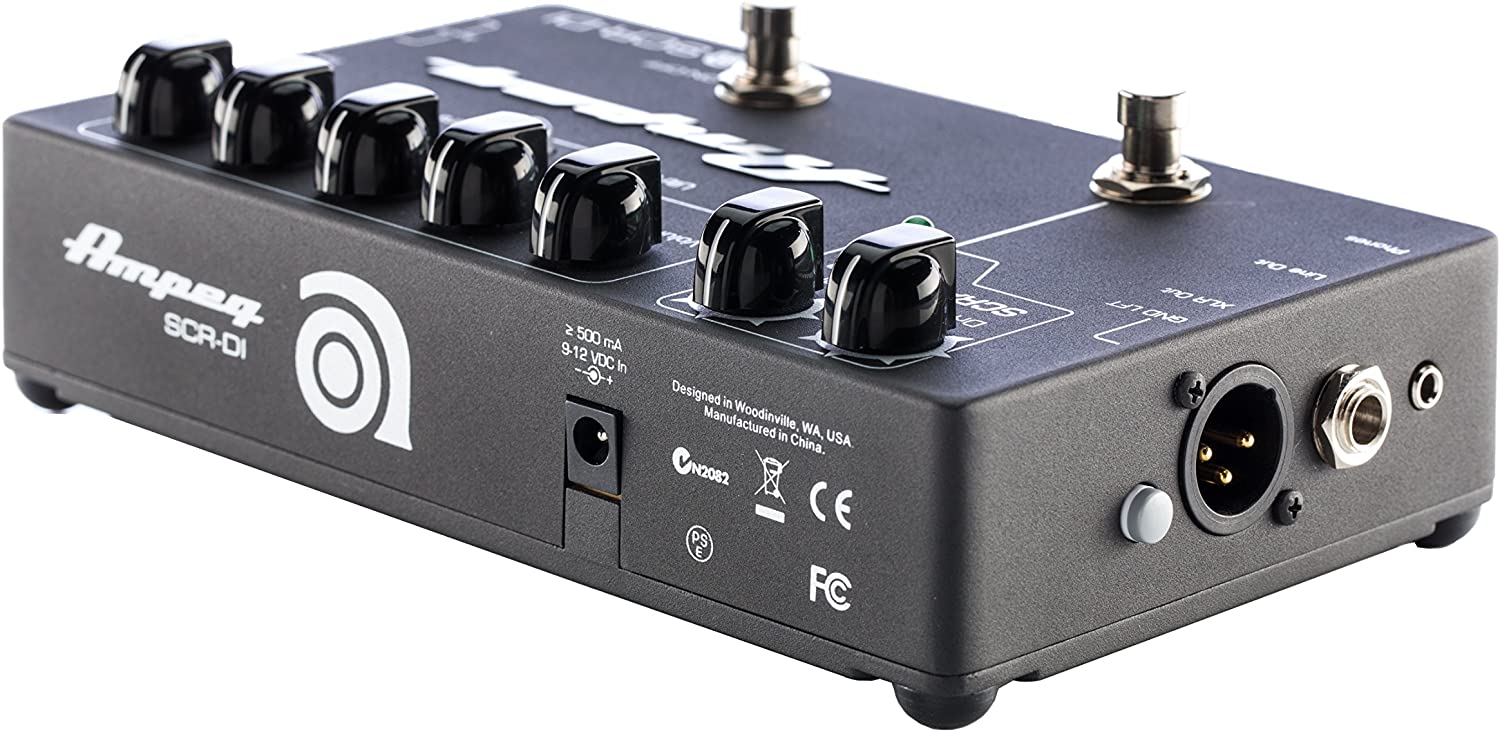 New Ampeg SCR-DI DI Box with Scrambler Overdrive Guitar Effects Pedal