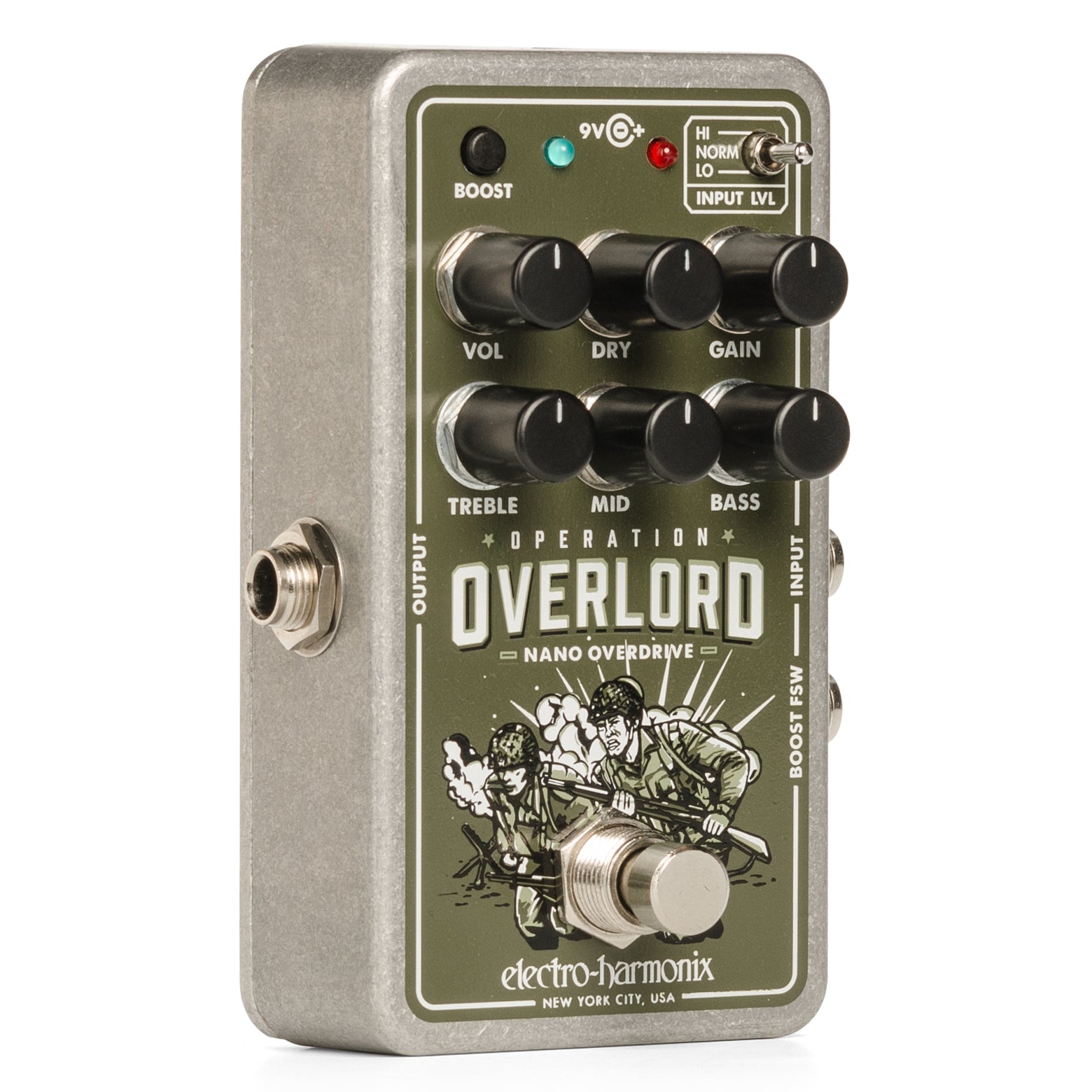 New Electro-Harmonix EHX Nano Operation Overlord Overdrive Effects Pedal