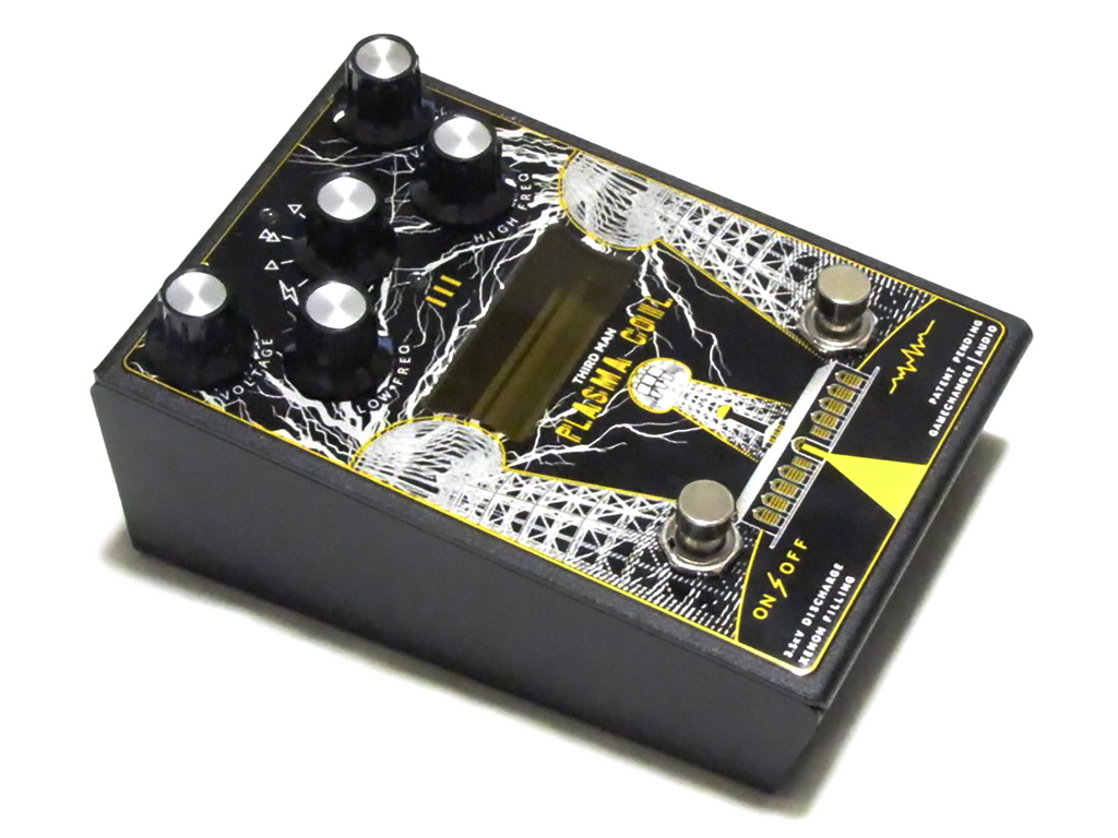 Gamechanger Audio Plasma Coil distortion pedal - angled detail view