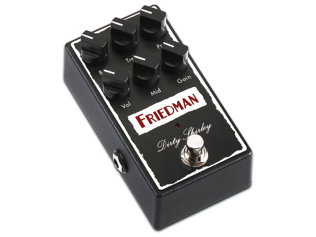 Friedman Dirty Shirley Overdrive Pedal — bottom view with battery compartment